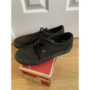 Vans Doheny Canvas Black size 9 -- perfect for marching band, waitressing, nurse